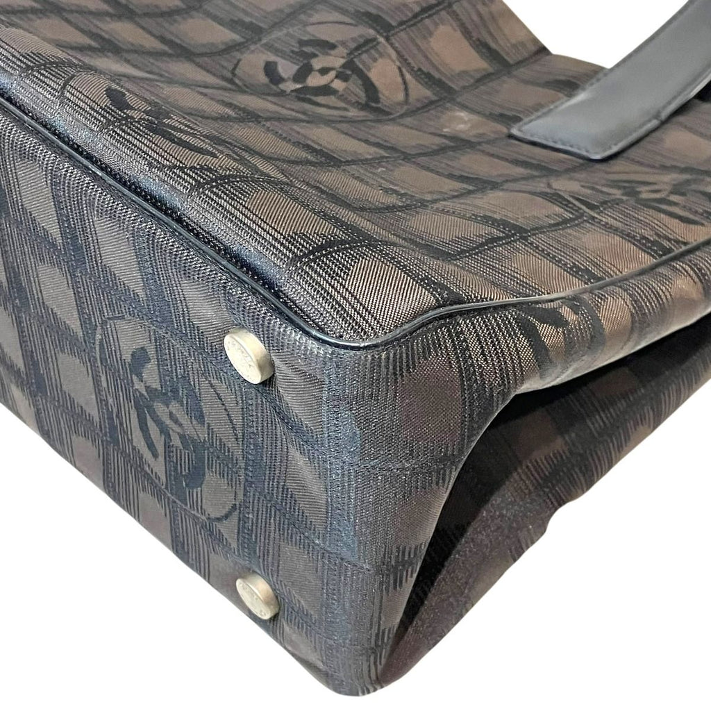Chanel Tote PM New Travel Line Canvas Leather — view 8
