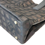 Chanel Tote PM New Travel Line Canvas Leather — view 8