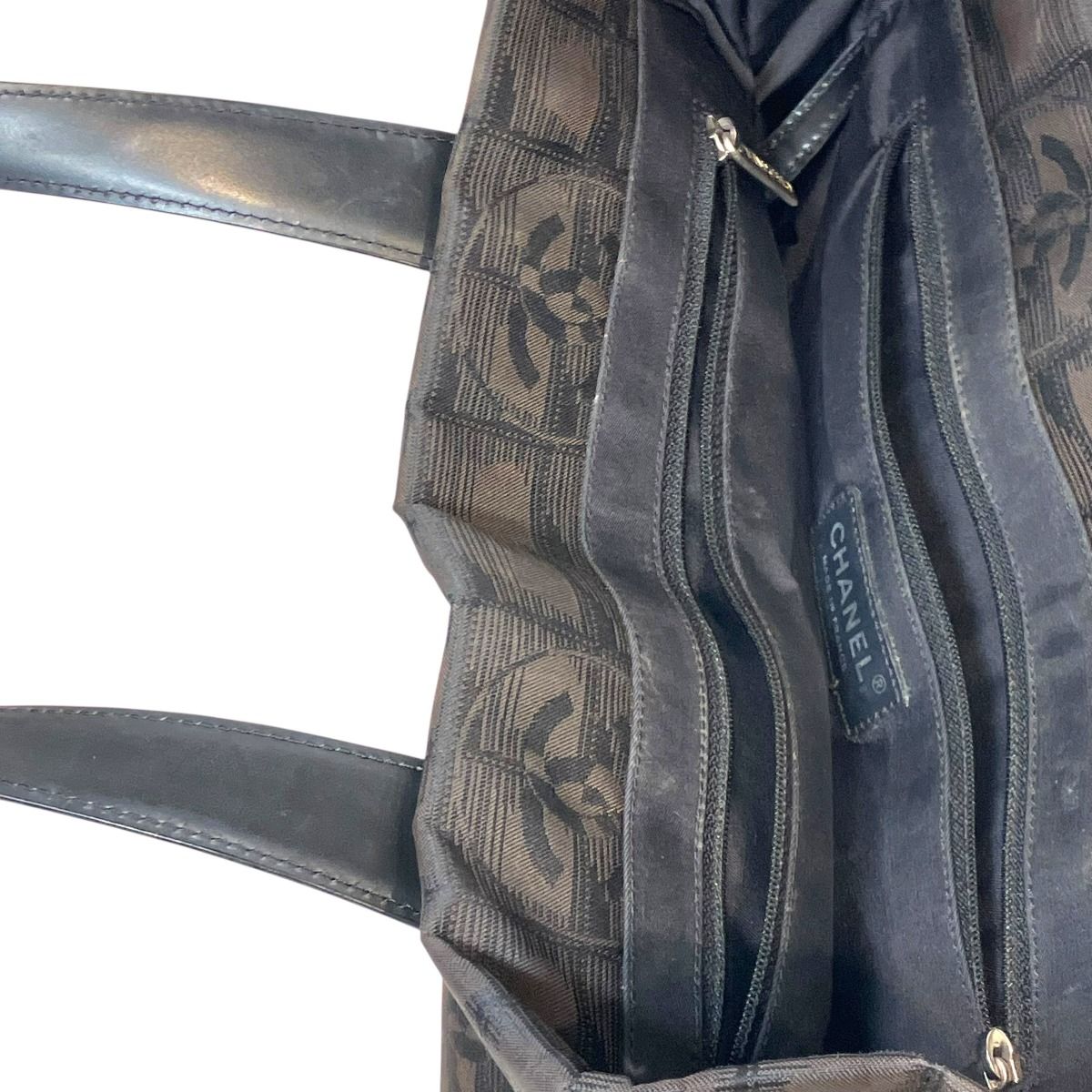 Chanel Tote PM New Travel Line Canvas Leather — view 7