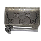 Gucci GG Supreme Key Case Leather Key Holder