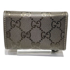 Gucci GG Supreme Key Case Leather Key Holder — view 2