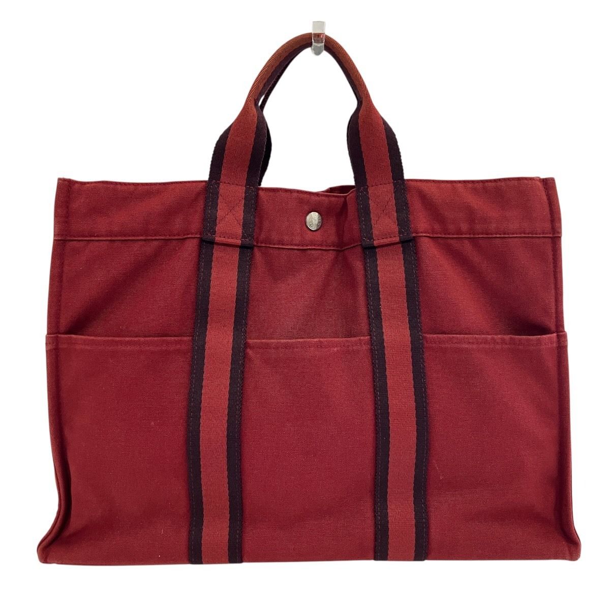 Hermes Fourre Tout MM Handbag Canvas