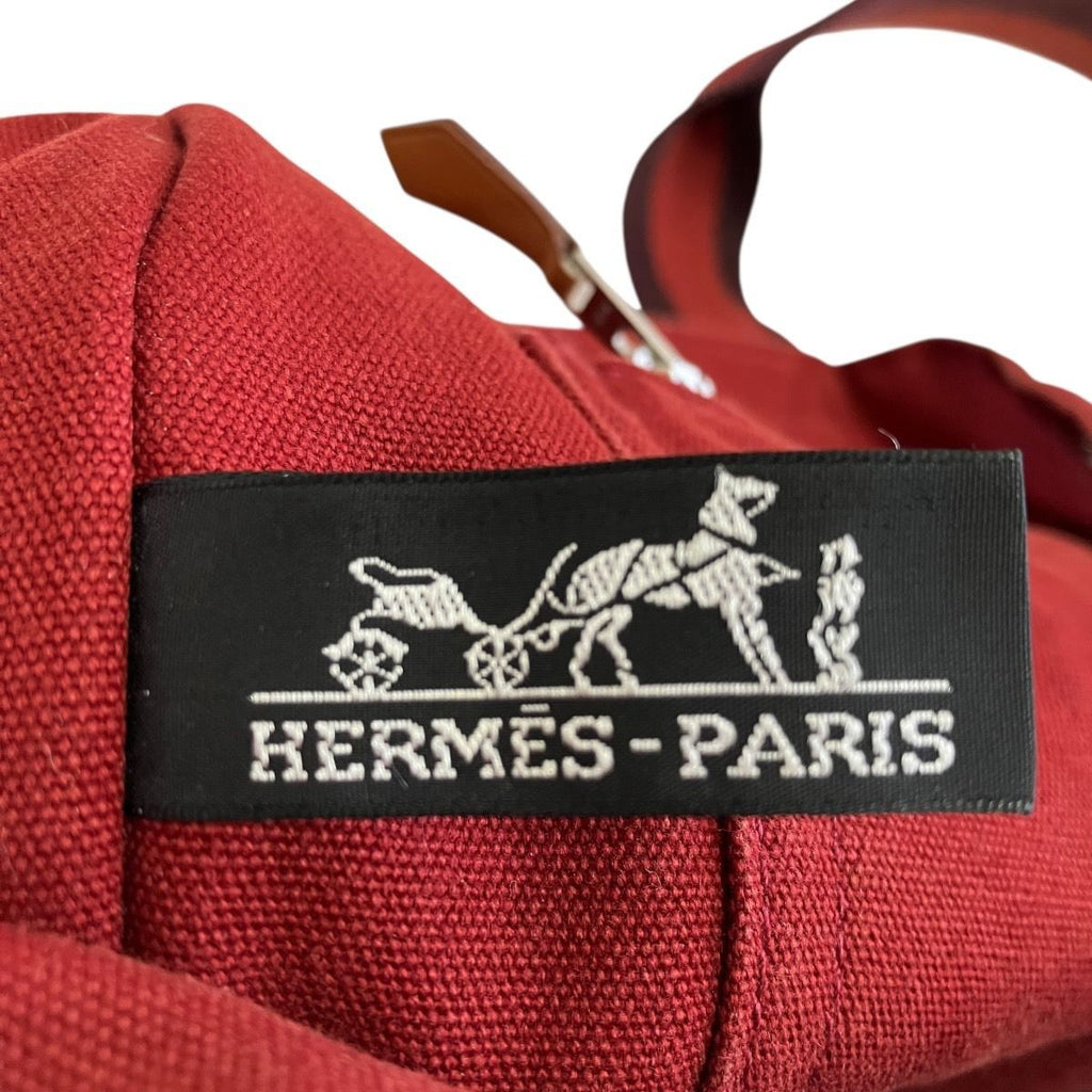 Hermes Fourre Tout MM Handbag Canvas — view 4