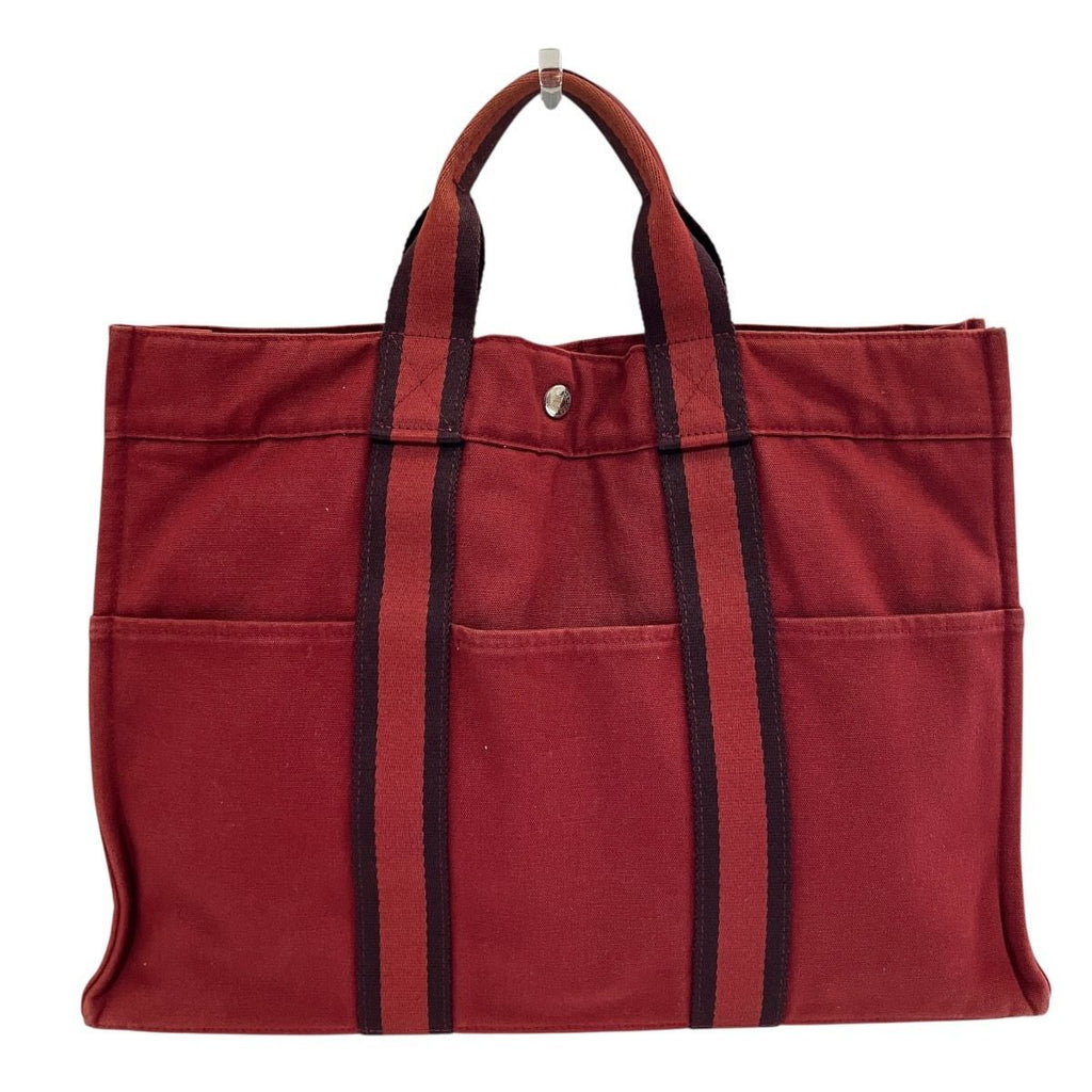 Hermes Fourre Tout MM Handbag Canvas — view 2