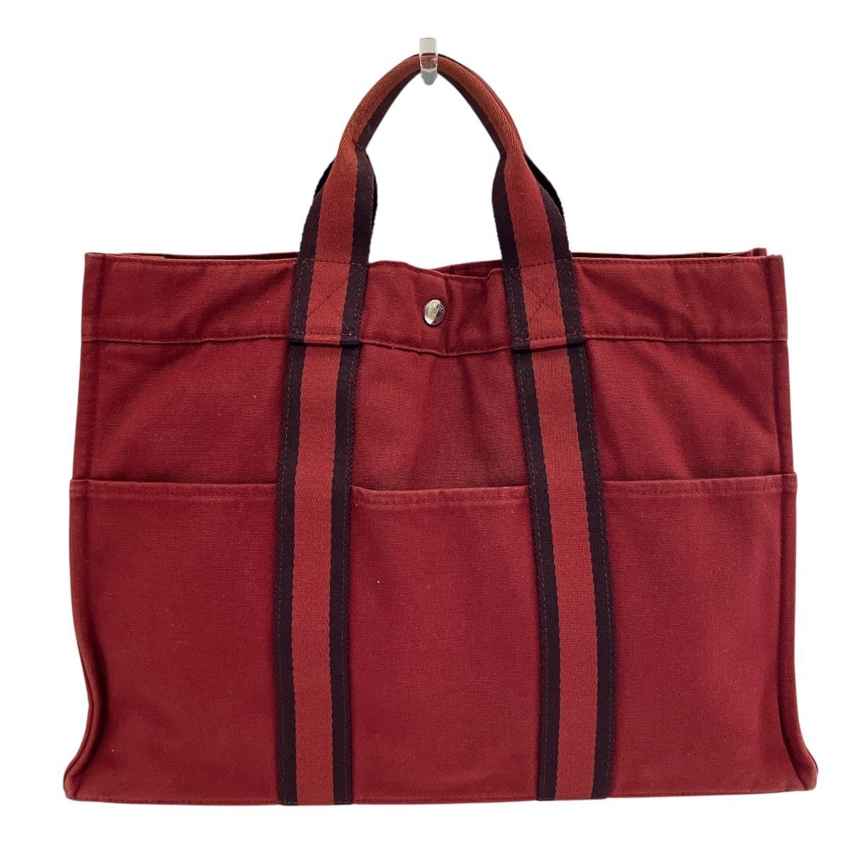 Hermes Fourre Tout MM Handbag Canvas — view 2