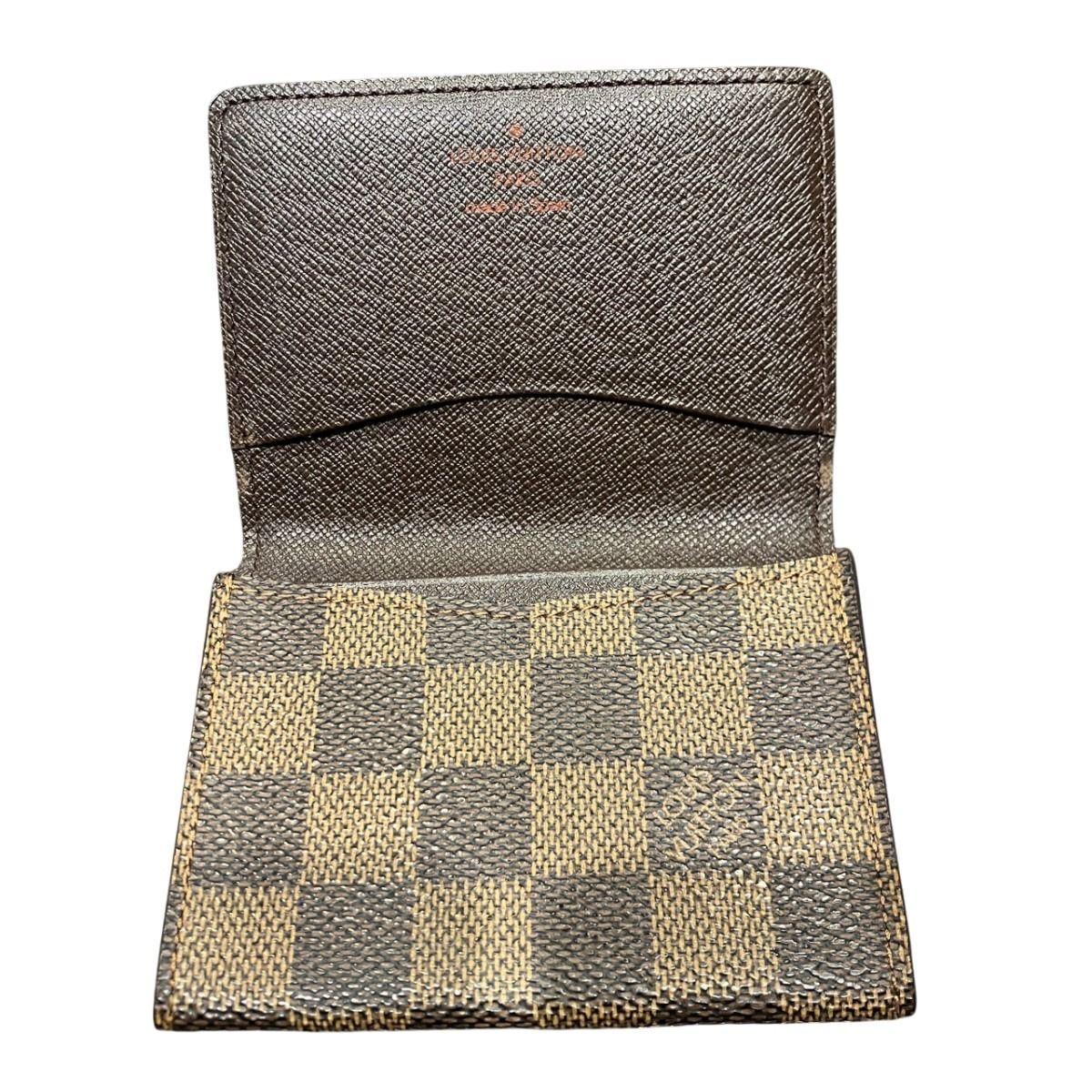 Louis Vuitton Business Card Holder Damier — view 3