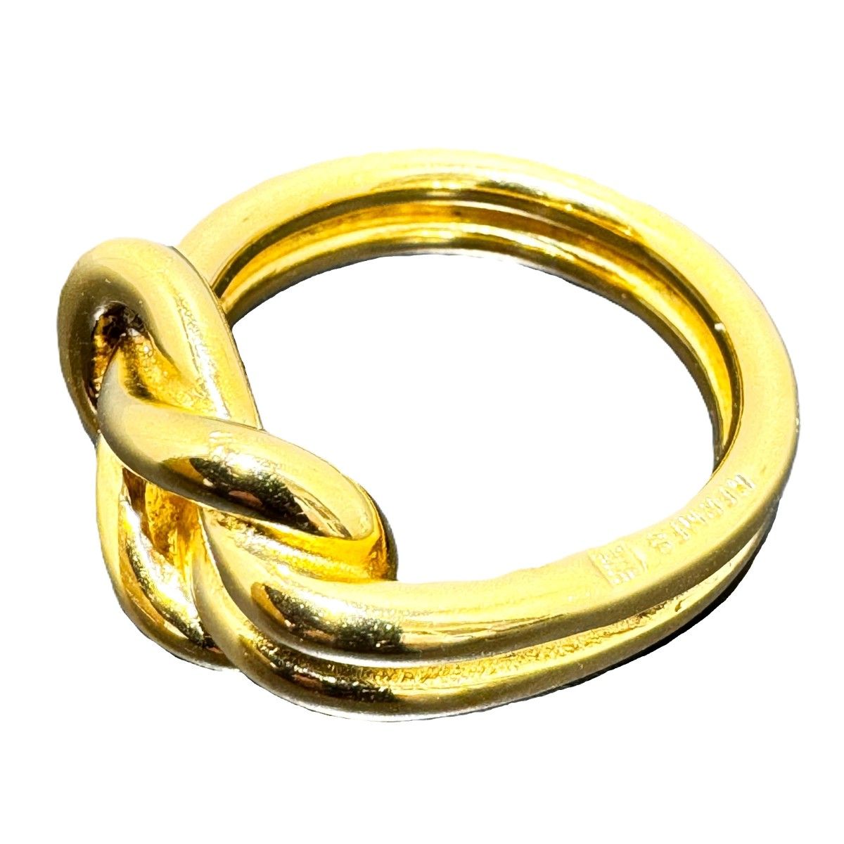 Hermes Head Scarf Ring Plated — view 9