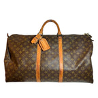 Louis Vuitton Keepall 55 Monogram Boston Bag Canvas