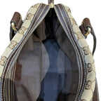 Gucci GG Handbag Canvas Leather — view 6