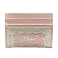 Dior Oblique Jacquard Frisia Card Case Canvas Leather