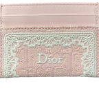 Dior Oblique Jacquard Frisia Card Case Canvas Leather — view 7