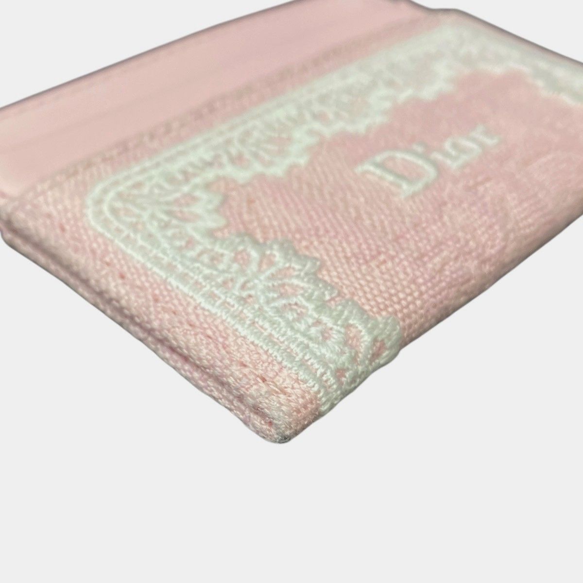 Dior Oblique Jacquard Frisia Card Case Canvas Leather — view 9