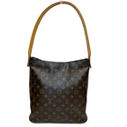 Louis Vuitton Looping GM Monogram Shoulder Bag Canvas