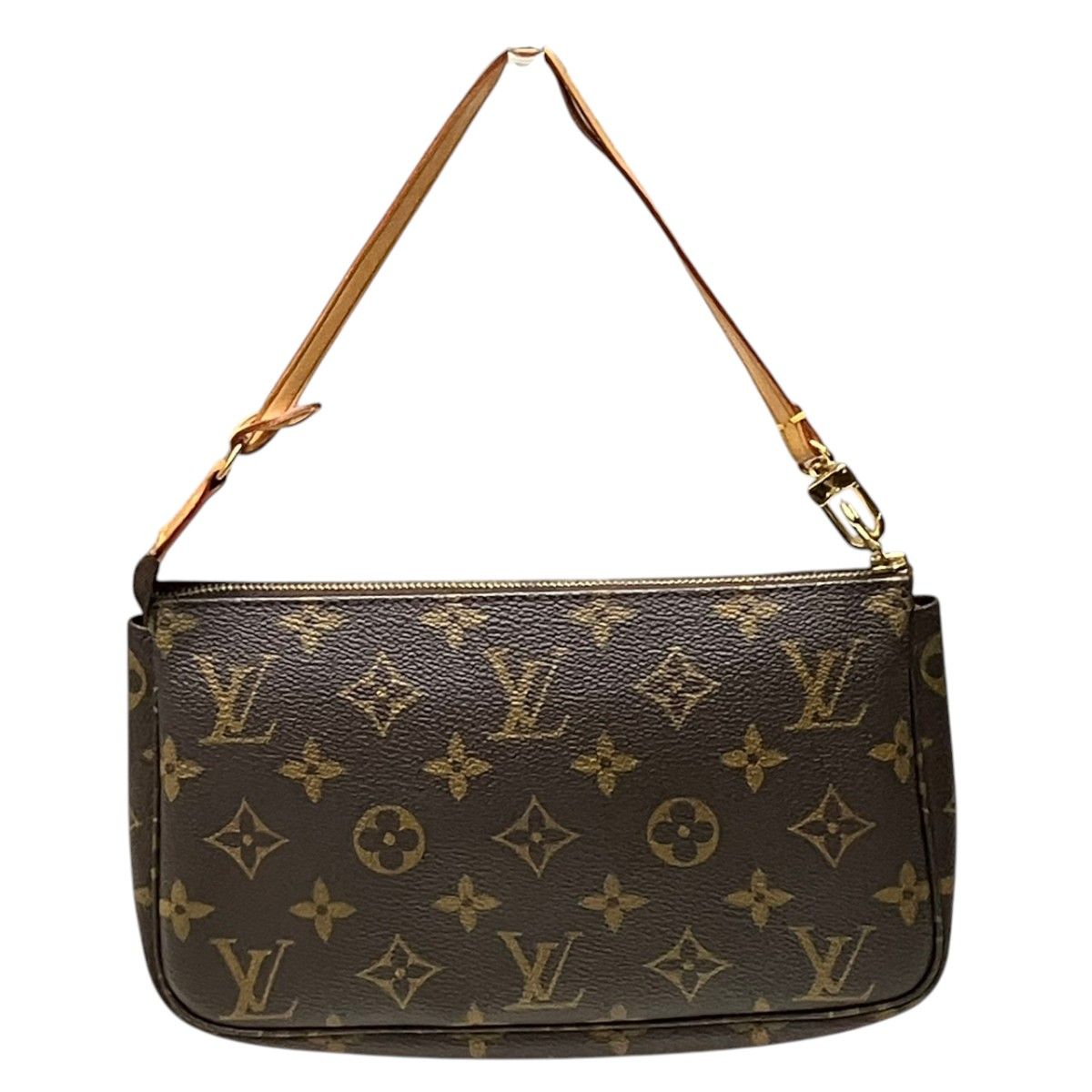 Louis Vuitton Pochette Monogram Handbag Canvas — view 2