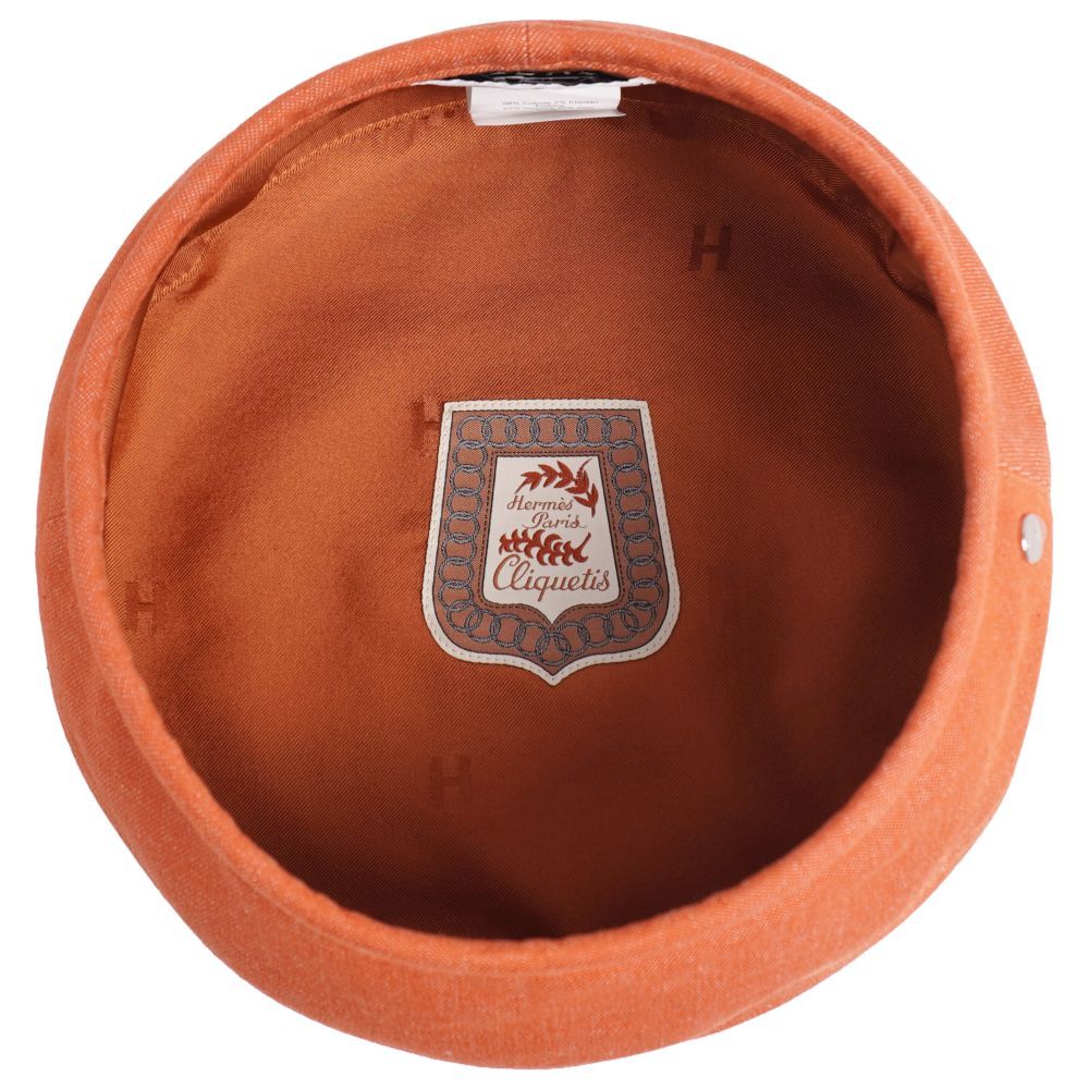 Hermes Hat Beret Sante Honore Series Button Denis — view 6