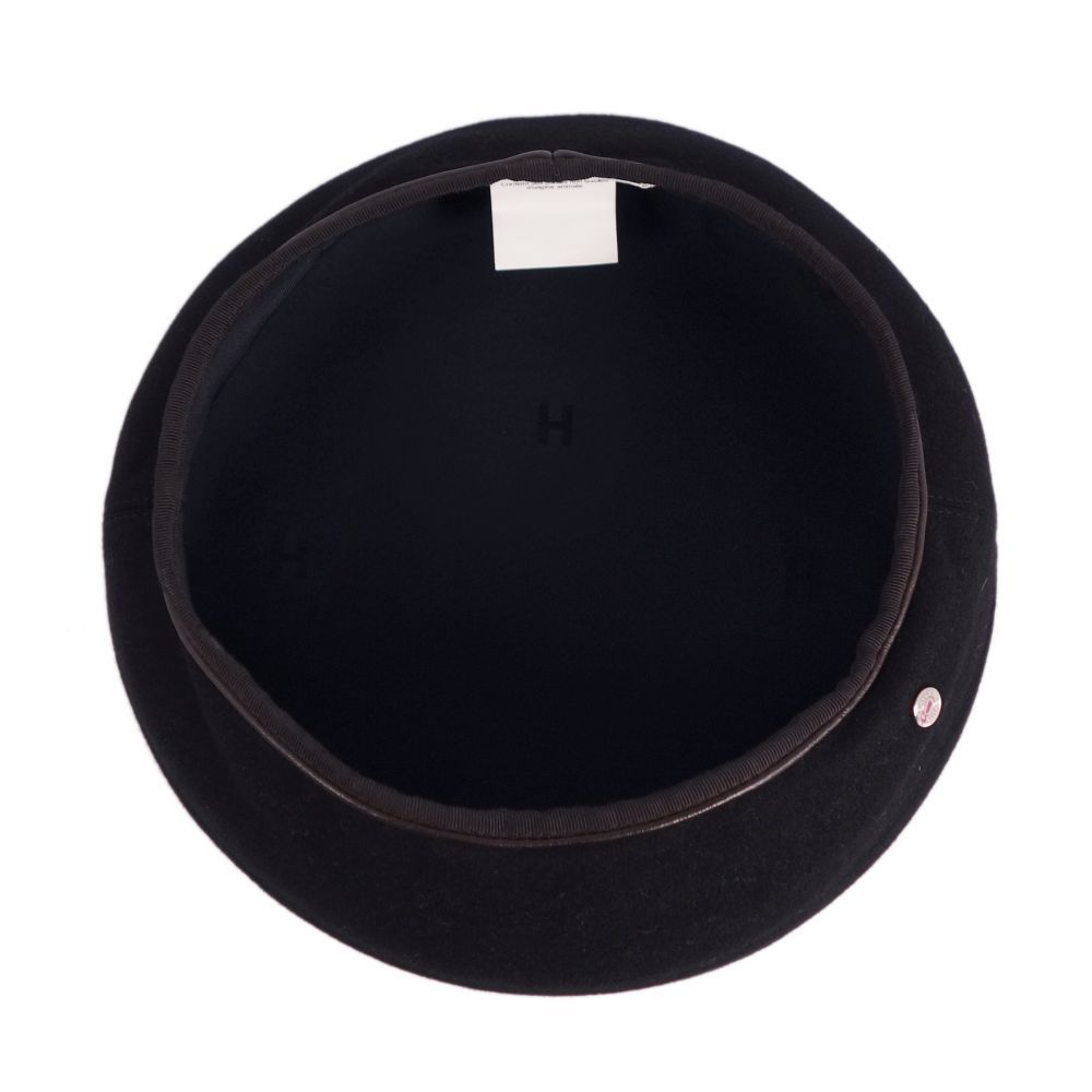 Hermes Hat Beret Saint Honore Series Button — view 5