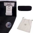 Hermes Hat Beret Saint Honore Series Button — view 6