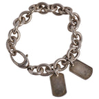 Gucci Bracelet Dog Doug Double Tag 925 Sterling Silver
