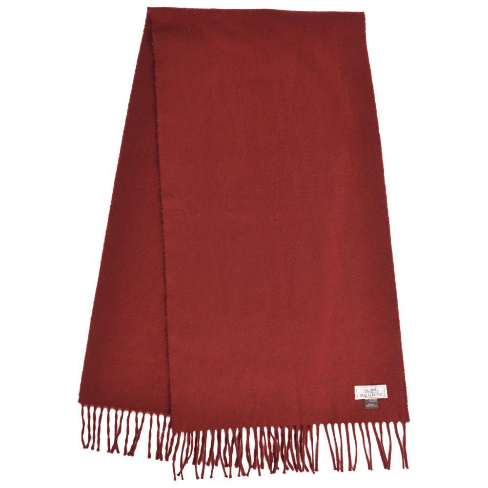 Hermes Scarf Shawl Fringe Cashmere — view 2
