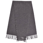 Hermes Scarf Shawl Fringe Cashmere