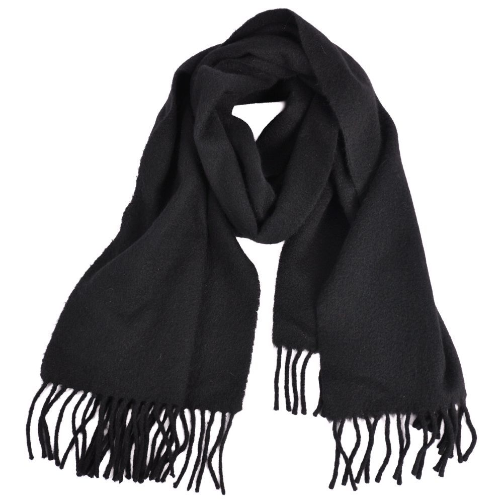 Hermes Scarf Shawl Fringe Cashmere — view 3