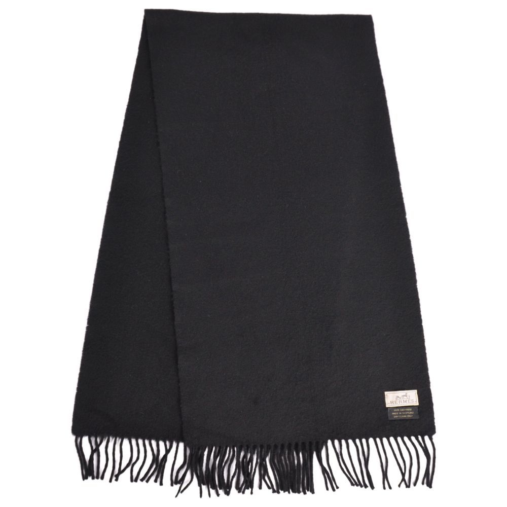 Hermes Scarf Shawl Fringe Cashmere — view 2
