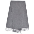 Hermes Scarf Shawl Fringe Cashmere
