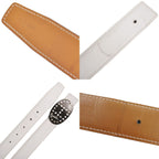 Hermes Belt Leather Reversible Evelyne Logo — view 6