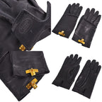 Hermes Gloves Kelly Cadena Padlock Ramle — view 5