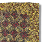 Chanel Scarf Silk Medal Pattern Gripoix Style Logo Brown — view 3