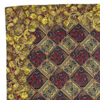 Chanel Scarf Silk Medal Pattern Gripoix Style Logo Brown — view 2