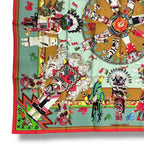 Hermes Scarf Silk Kachinas