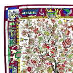 Hermes Scarf Silk Fantaisies Indiennes Dazzling India Multicolor — view 2