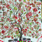 Hermes Scarf Silk Fantaisies Indiennes Dazzling India Multicolor — view 7