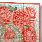 Hermes Scarf Silk les Pivoines Pink — view 2