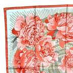 Hermes Scarf Silk les Pivoines Pink — view 6