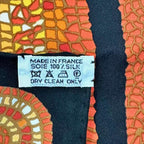 Hermes Scarf Silk Sous le Cedre Under the Himalayan Cedar Brown — view 9