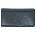 Louis Vuitton Portefeuille Twist Epi Leather Black Silver Wallet