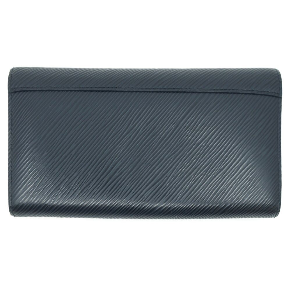 Louis Vuitton Portefeuille Twist Epi Leather Black Silver Wallet
