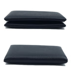 Hermes Calvi Coin Case Card Black Silver — view 3