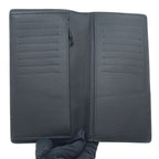 Louis Vuitton Portefeuille Plaza Wallet Silver Black Leather — view 6