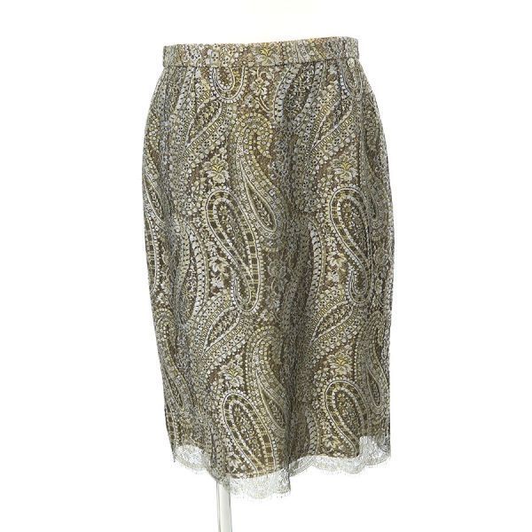Chanel Skirt Brown 42