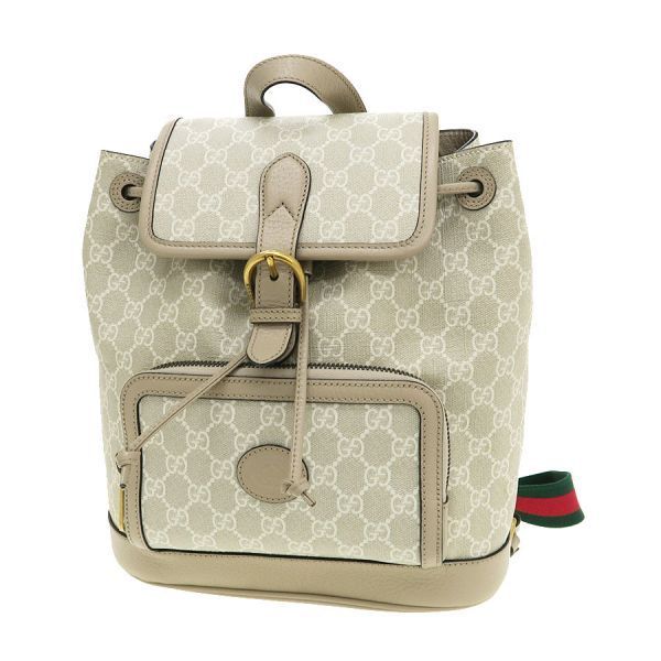 Gucci Interlocking Backpack Beige