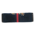 Gucci Embroidery Chain Shoulder Bag Black — view 4