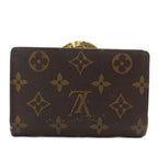 Louis Vuitton Monogram Portefeuille Viennois Wallet Bifold Kiss Lock Leather — view 2