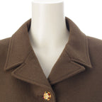Chanel Wool Gripoix Button Tailored Jacket Khaki 38 — view 5