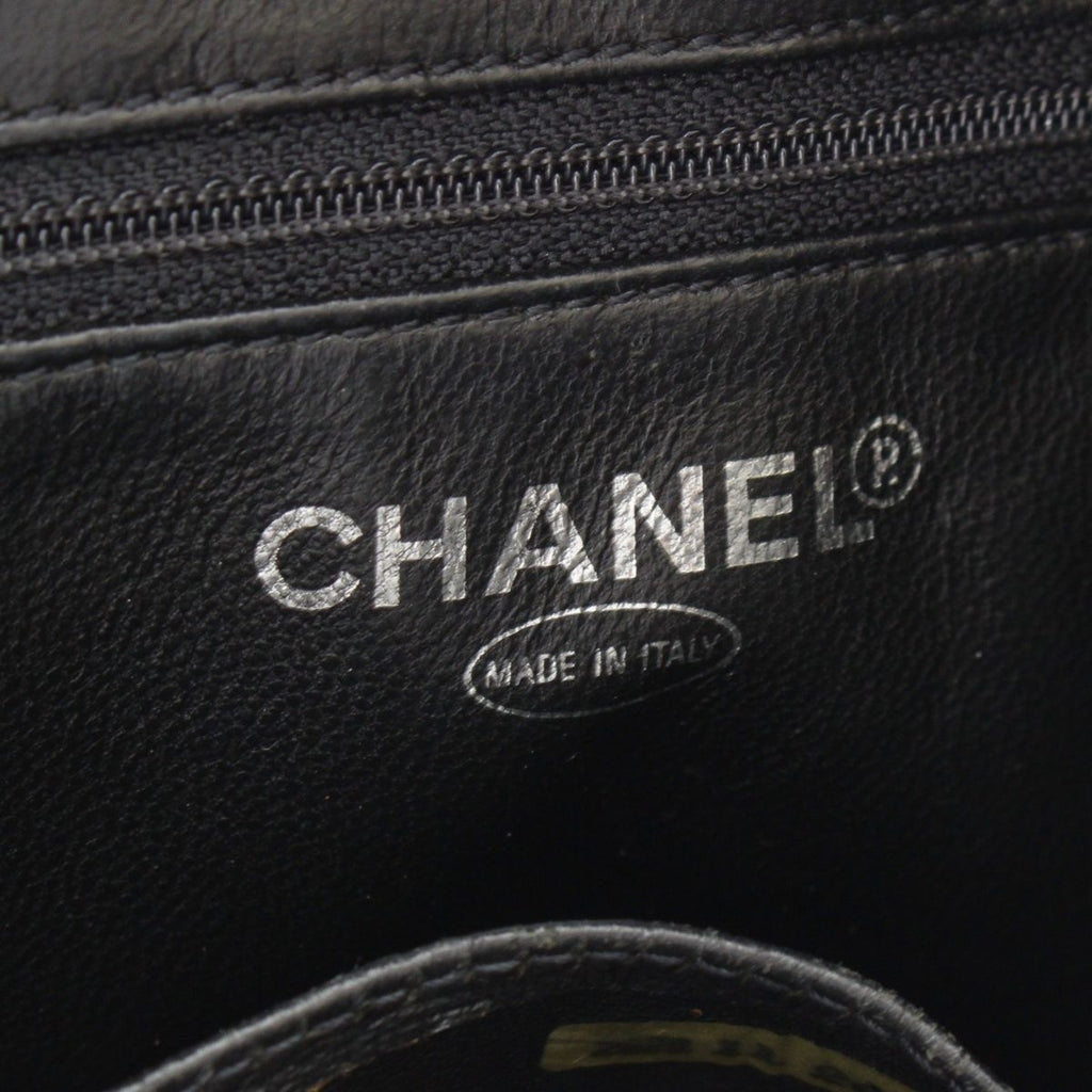 Chanel Caviar Leather Reprint Tote Bag Black