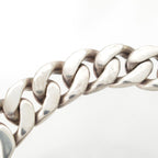 Hermes Vintage Gaetan de Percin Boucle Sellier Book le MM Chain Bracelet Silver