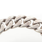 Hermes Vintage Gaetan de Percin Boucle Sellier Book le MM Chain Bracelet Silver