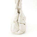 Bottega Veneta Padded Lock Tote Bag White
